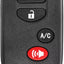 Llave inteligente repuesto Toyota Prius 2010-15