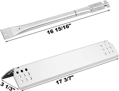 Placas calor quemadores parrilla acero inox NXR 780-0832C