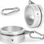 Anillos para asta bandera con clip giratorio aluminio 360°