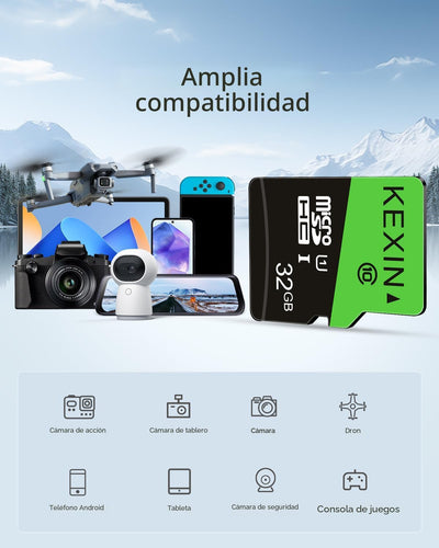 Pack 3 tarjetas microSD 32 GB clase 10 U1