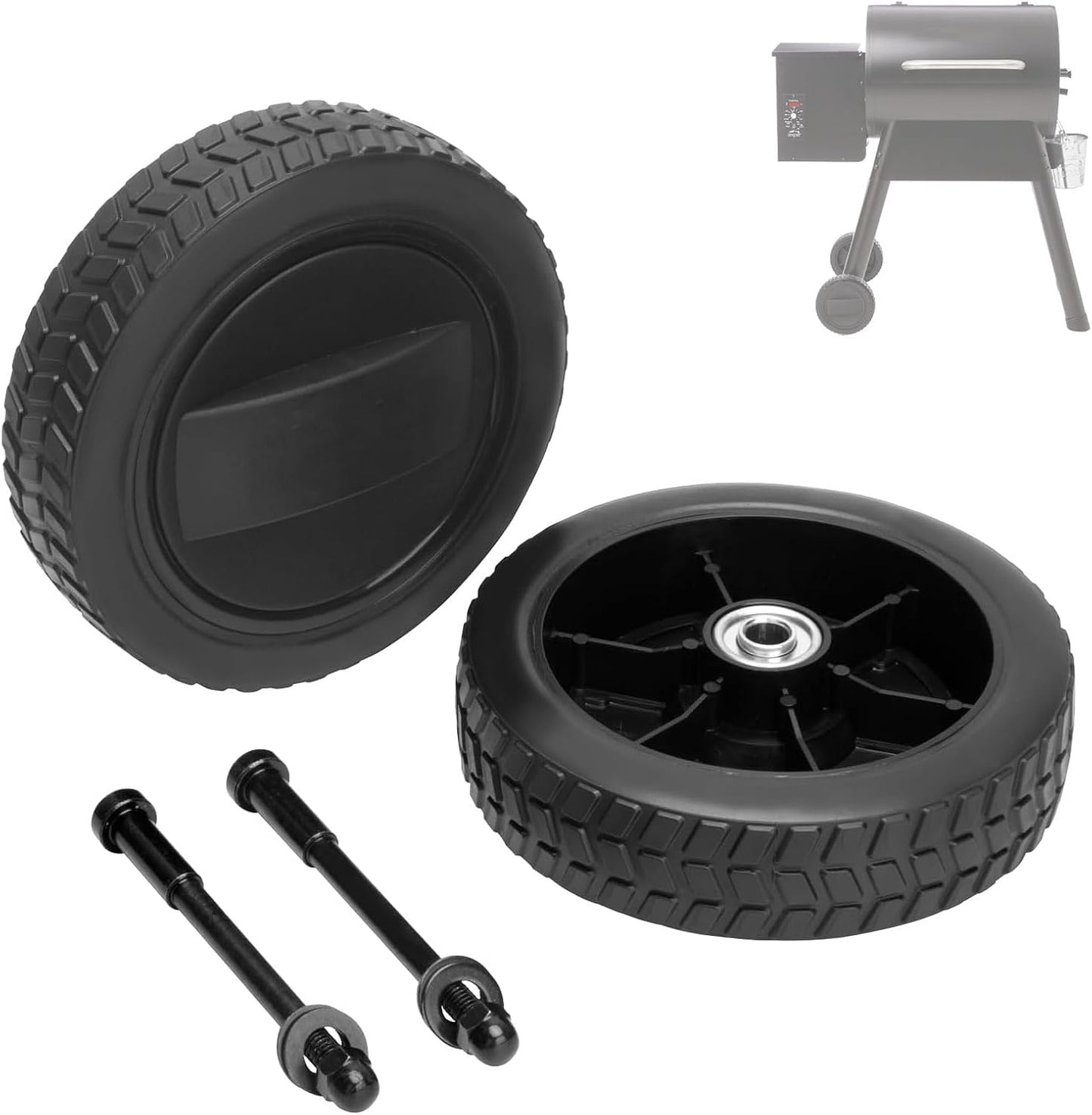 Rueda repuesto para parrilla Traeger Pro Series 22/34 negro