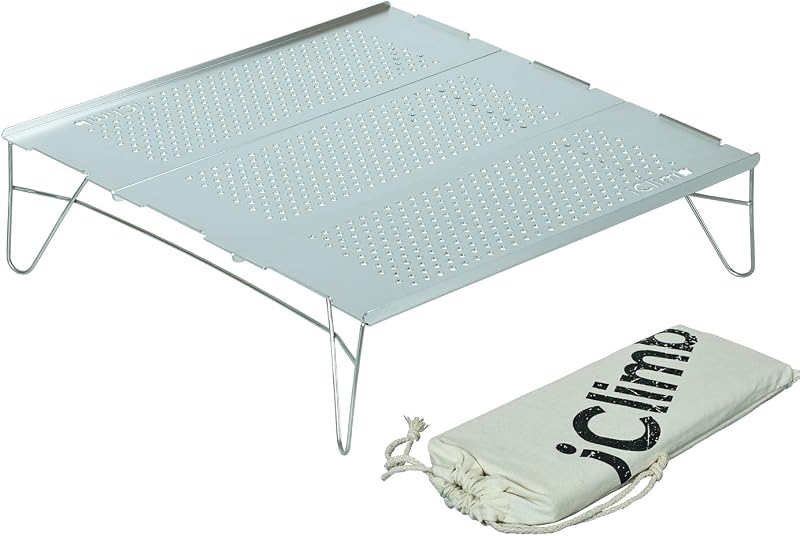 Mesa plegable ultraligera para mochileros camping playa