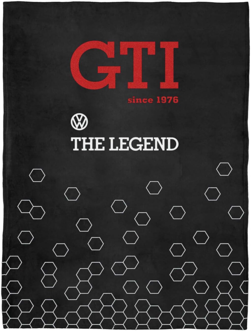 Manta forro polar VW GTI The Legend negro