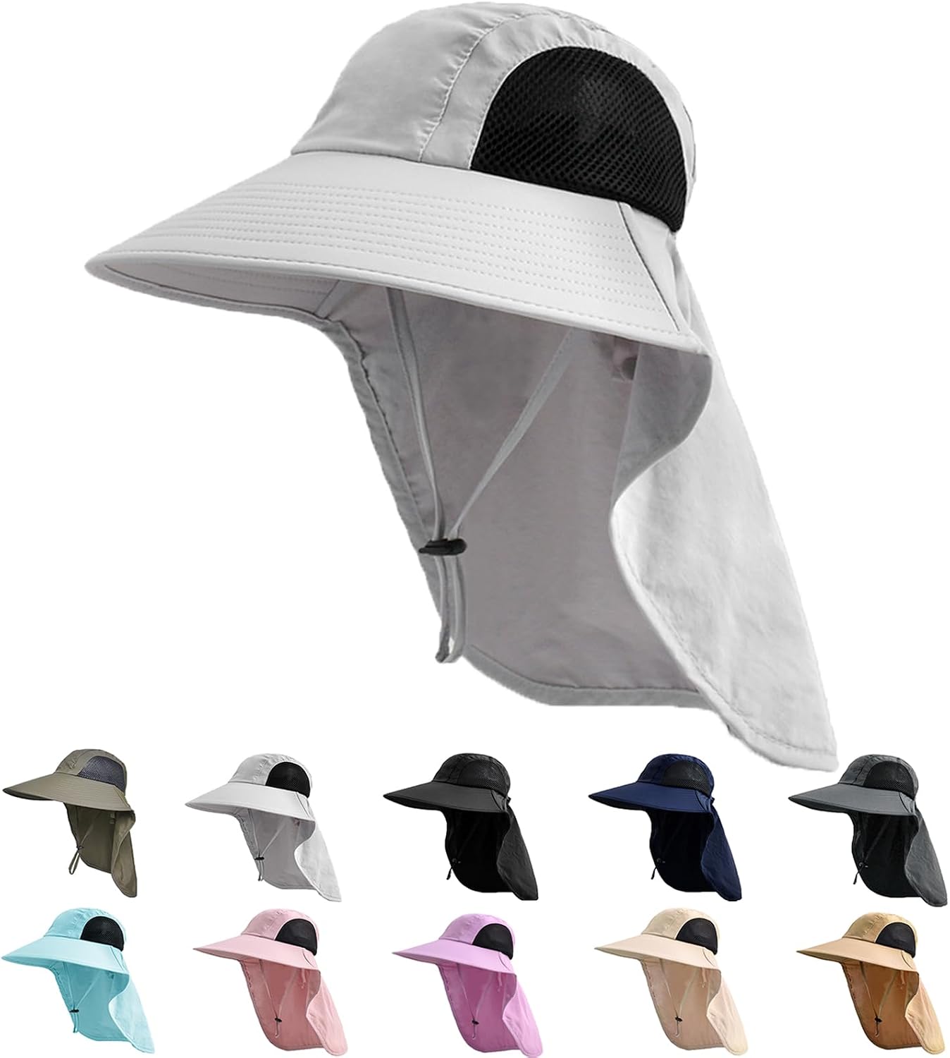 Sombrero ala ancha UV UPF 50 para hombres y mujeres