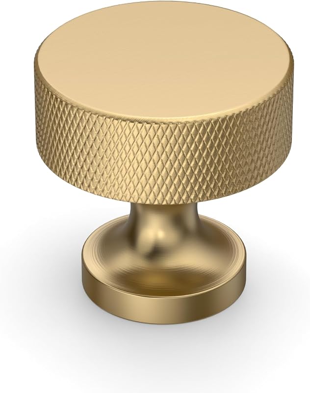 10 Perillas Gabinete Roscadas Bronce Champán Tiradores Dorados