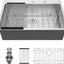 Fregadero cocina acero inox 33x22" un solo cuenco