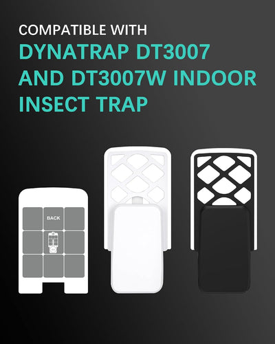 10 Tarjetas Adhesivas Repuesto para Trampa Dynatrap DT3007