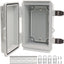 Caja eléctrica impermeable IP67 plástico ABS gris 5.9pulg
