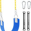 Set columpio metal anillo triangular 66pulg 300lb azul
