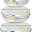 Set 3 Recipientes Acero Inox 23-40oz Elegantes