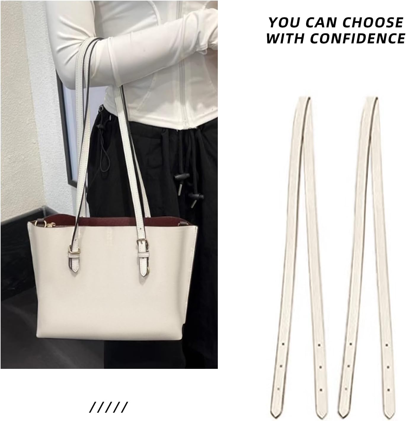 2 Correas Hombro Repuesto para Bolso Mollie 25 Beige