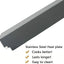 Placa térmica acero inox 4unid 16x3 13/16" repuesto