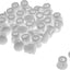 36 Tapones Plástico Blanco 1/4pulg Protectores Deslizantes Muebles