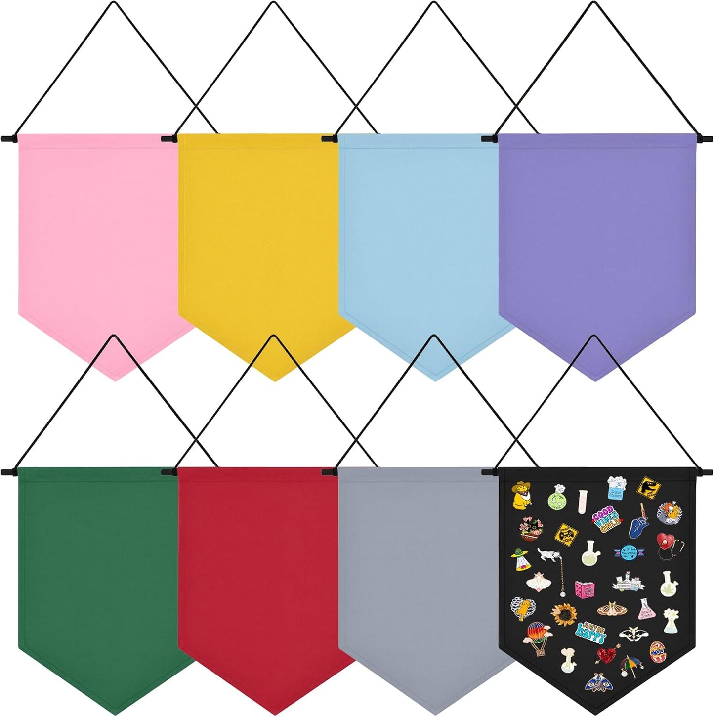 Broche organiz. para pared 12.6x10" colorido esmaltado