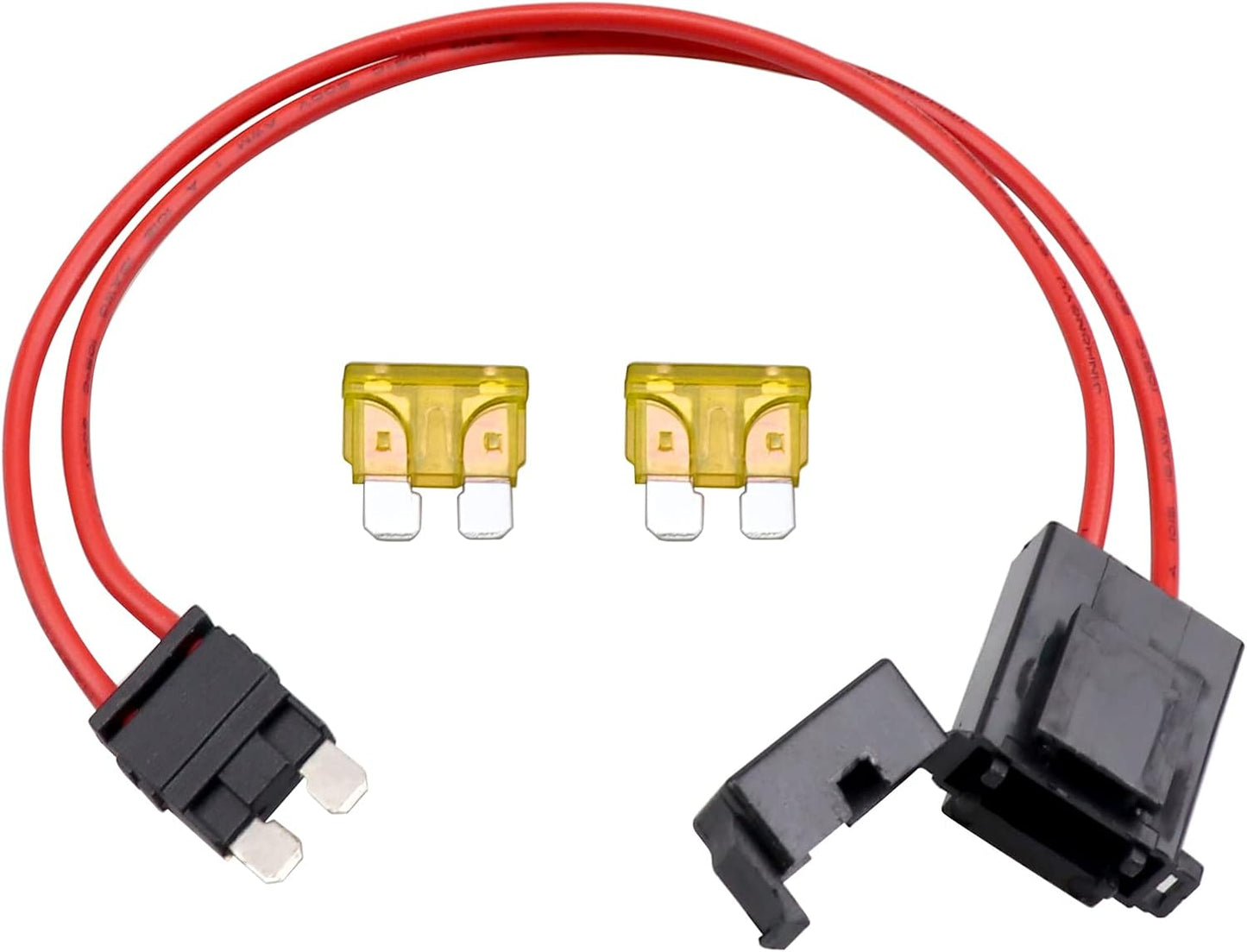 Conector portafusibles 32V 20A tipo hoja ATO con 2 fusibles