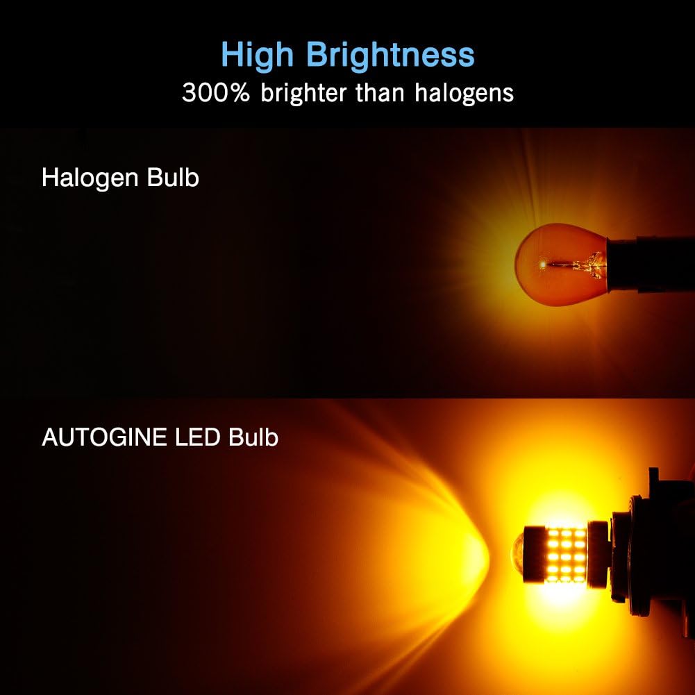 4 Bombillas LED 9-30VBA15S 54-EX Proyector Luces Amarillo