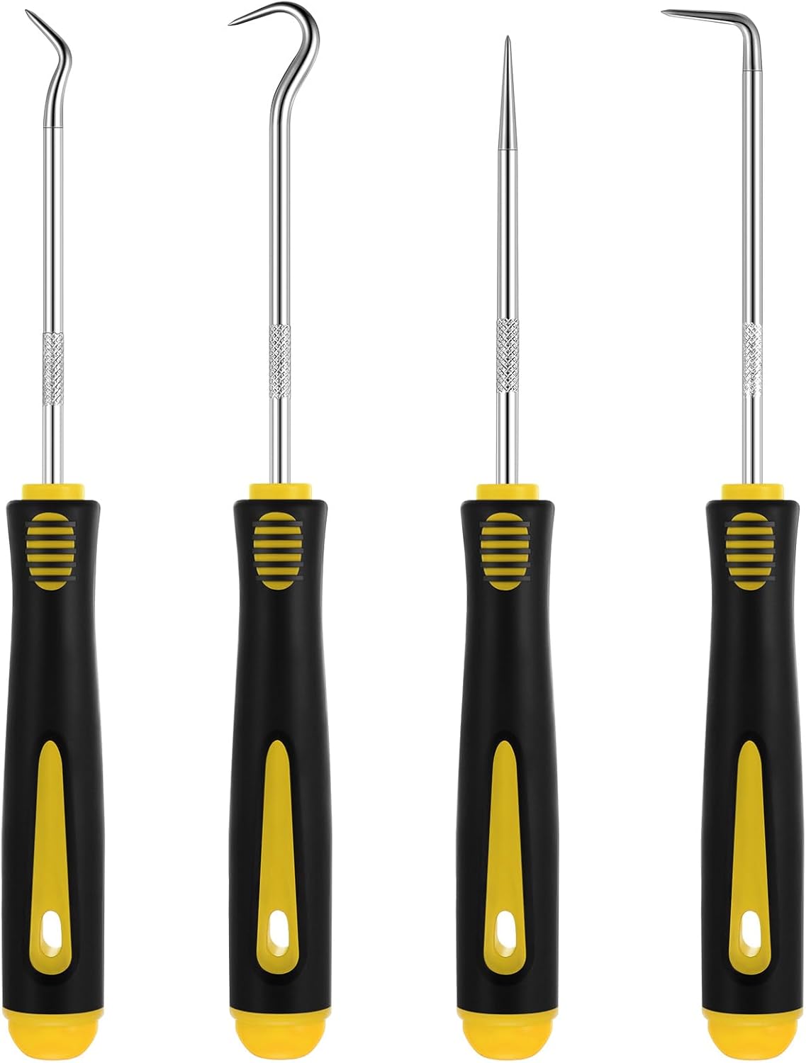 Juego 4 Pzas Pinzas Ganchos Mecánico Coche Amarillo