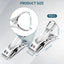 40 Clips Acero Inox para Invernadero Agarre Fuerte
