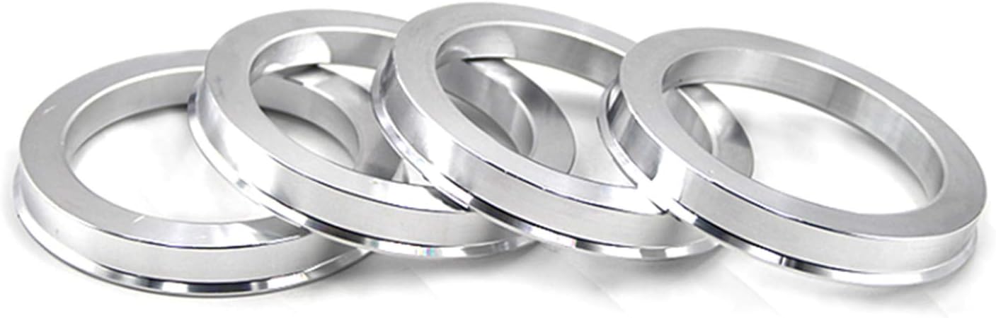 Set 4 anillos cubo aluminio 2.602pulg 2.878in