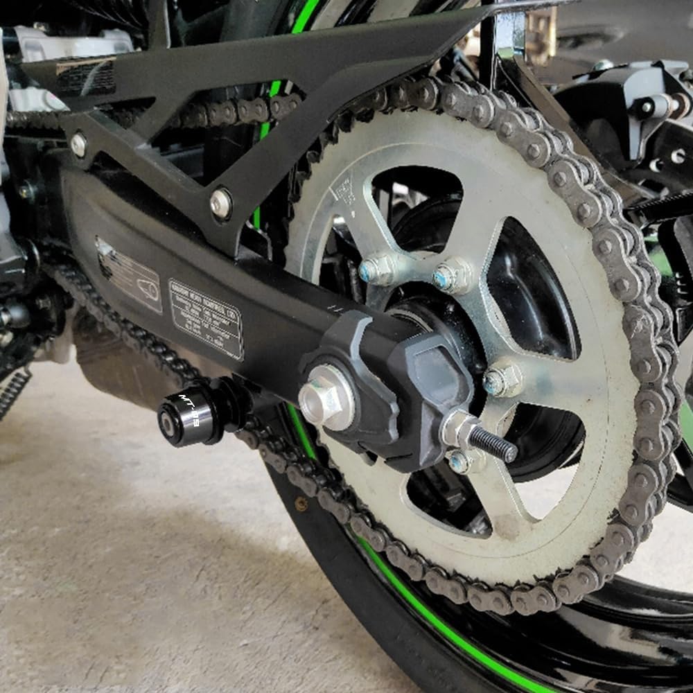 Carretes basculantes M6 para Yamaha MT03 negro