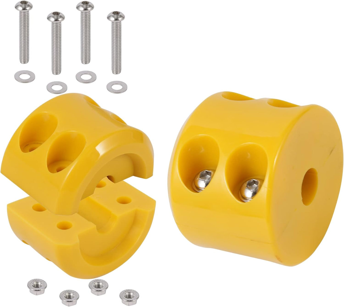 Tapón gancho cable cabrestante ATV UTV con llave Allen amarillo