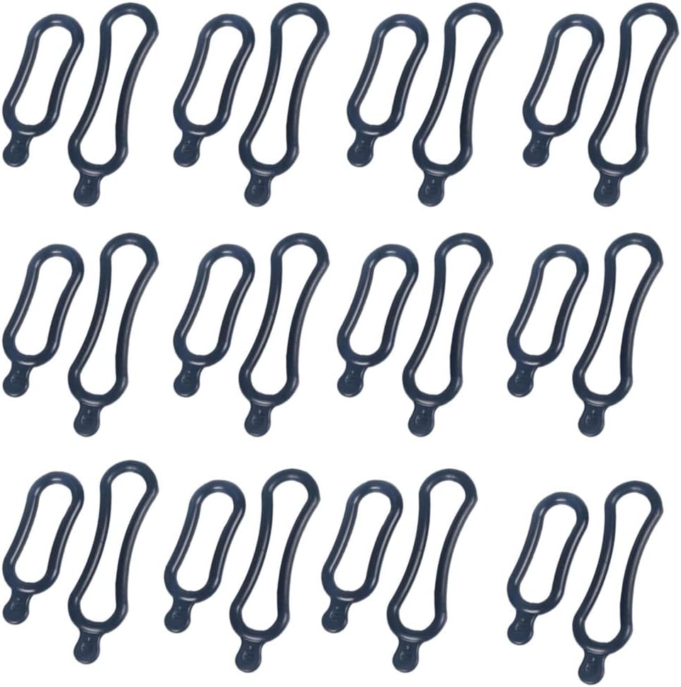 Correas elásticas silicona para bicicleta 24 pzas