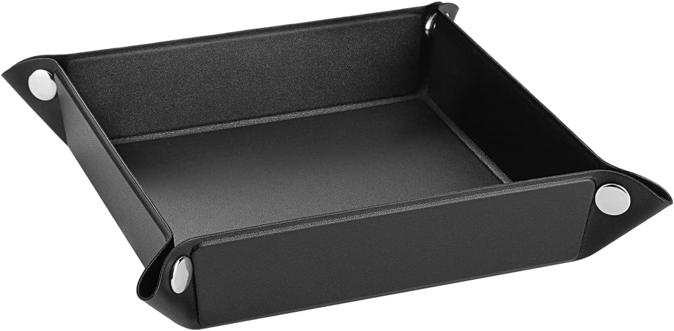 Bandeja multiuso piel sintética para llaves joyas y teléfono