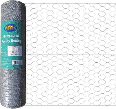 Alambre hexagonal galvanizado 20GA 24pulg x150ft