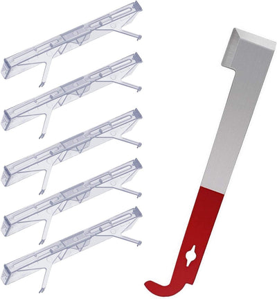 Set 5 Pzas Herramientas Apicultura Acero Inox con Gancho J
