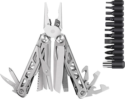 Multiherramienta 17 en 1 con alicates y funda nailon