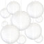 Faroles papel blanco 10pulg pack 10 decoración hogar boda
