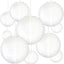 Faroles papel blanco 8pulg pack 10 decoración hogar boda