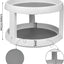 Juego 2 platos giratorios 10pulg almacenamiento especias