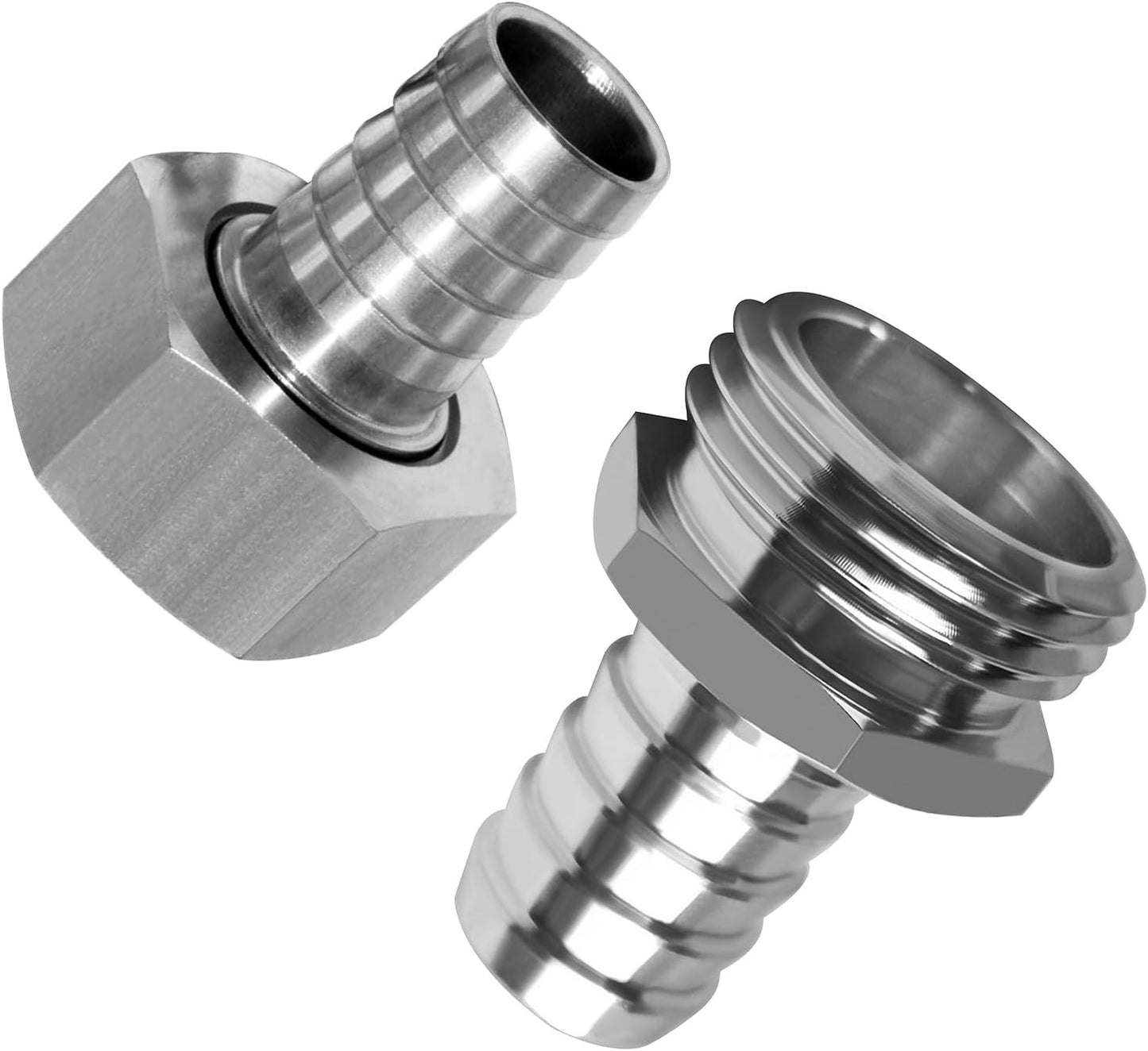 Conector manguera jardín acero inox 3/4 GHT