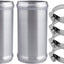 Junta manguera aluminio 2" con conector silicona set 2