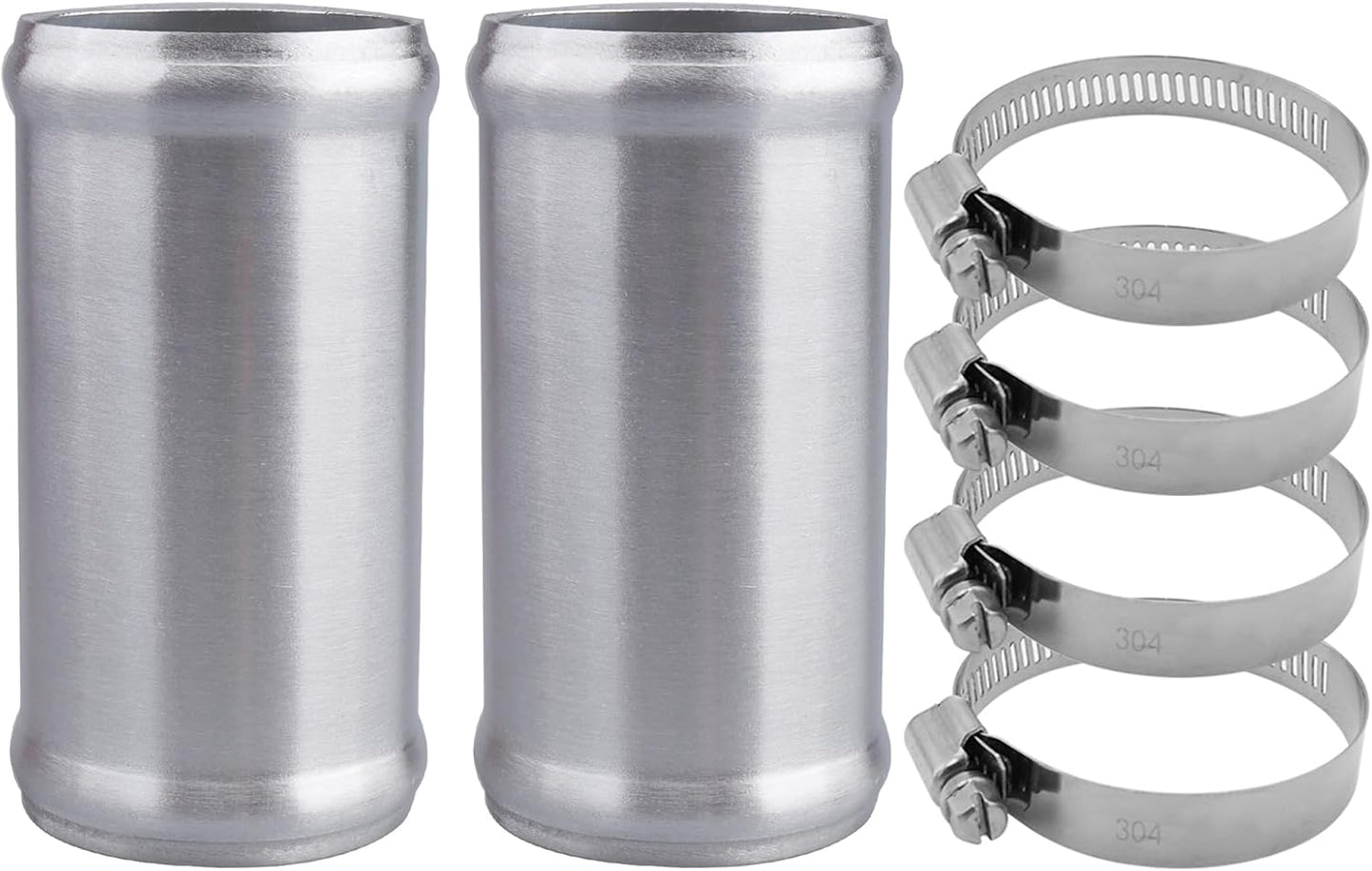 Junta manguera aluminio 2" con conector silicona set 2