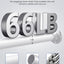 Barras metal ajustable 17-54" para colgar ropa armario