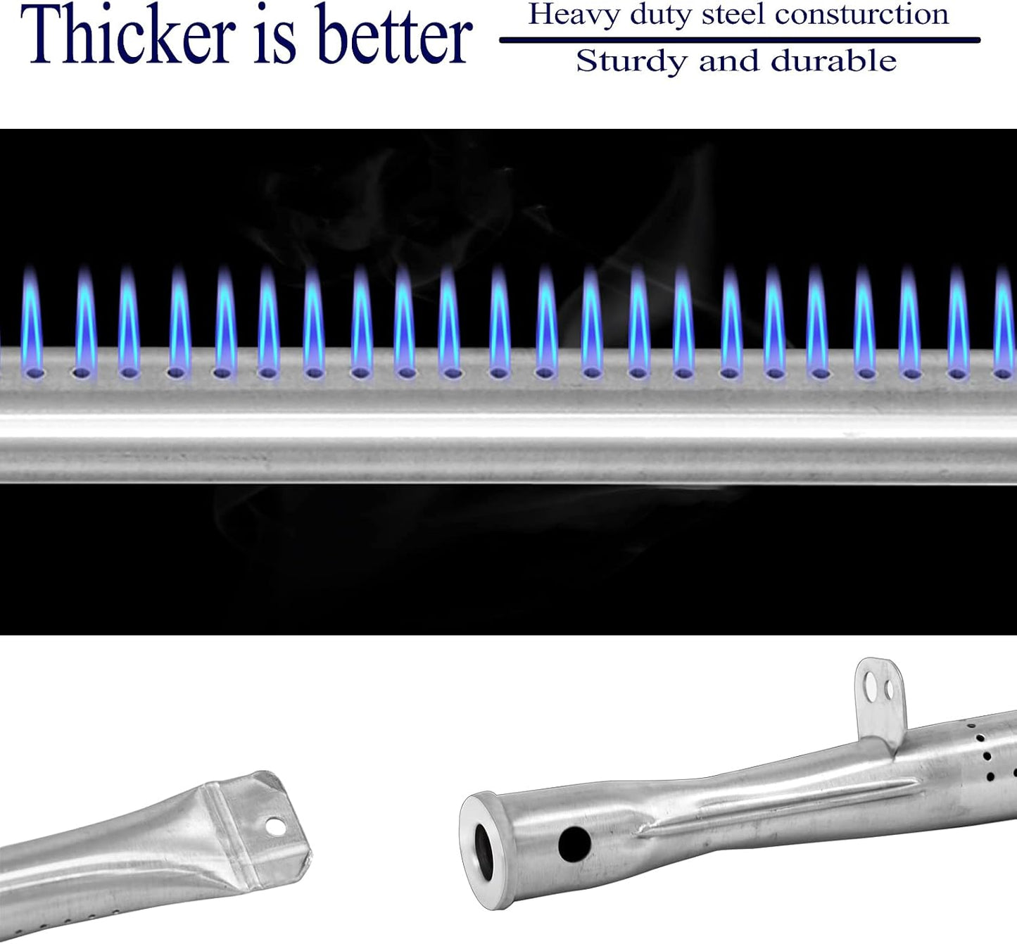 Tubo quemador parrilla repuesto Chargriller King Griller