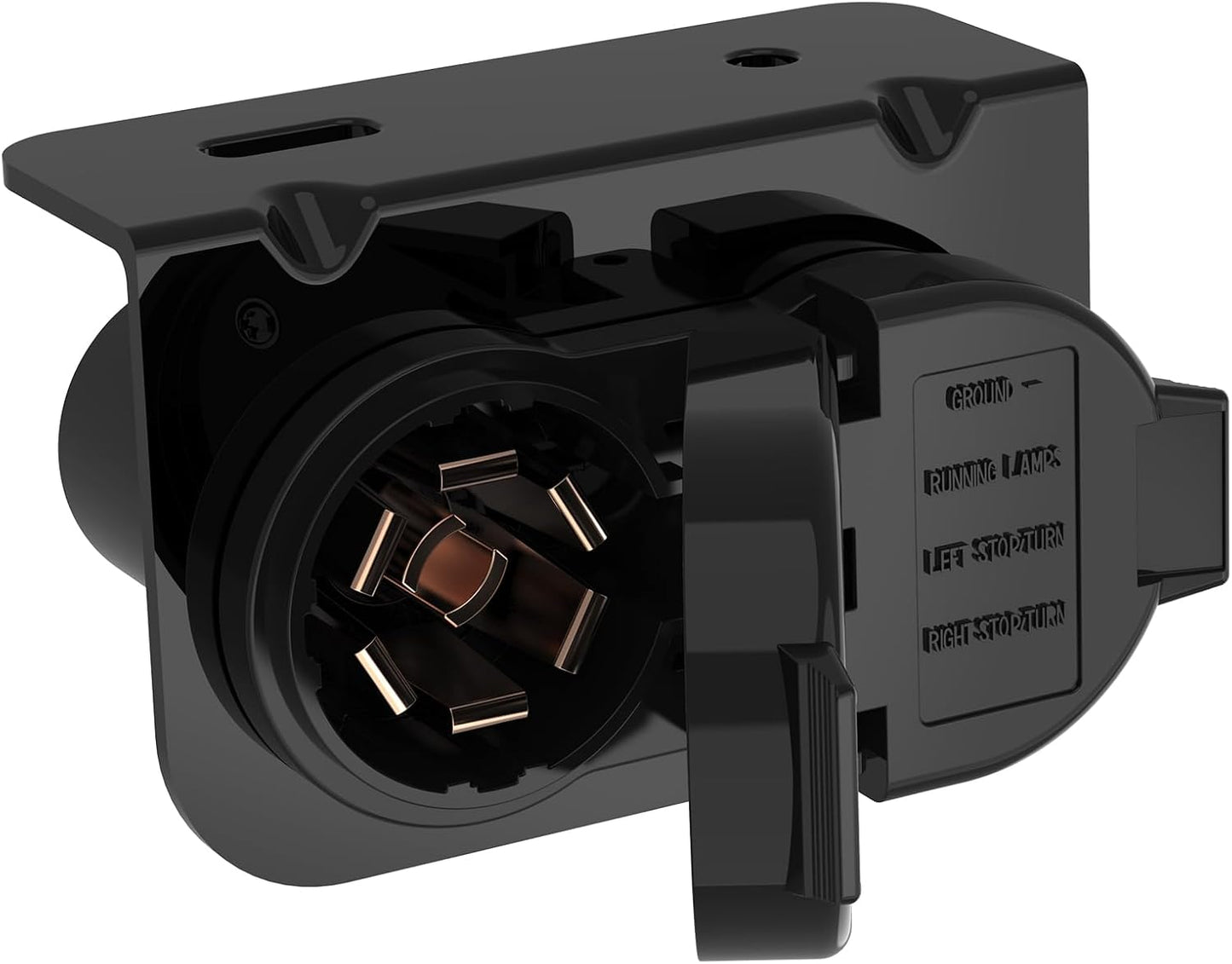 Conector remolque 7 pines enchufe redondo adaptador