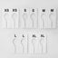 Divisores ropa rectangulares XS-XL set 25