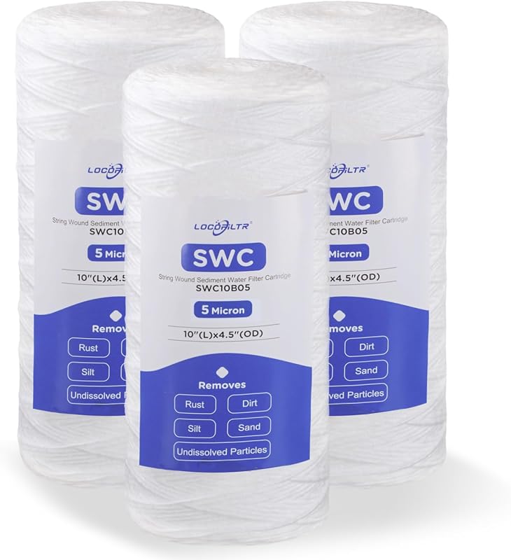 Cartucho filtro agua 5micras 10x4.5" para CW5-BBS