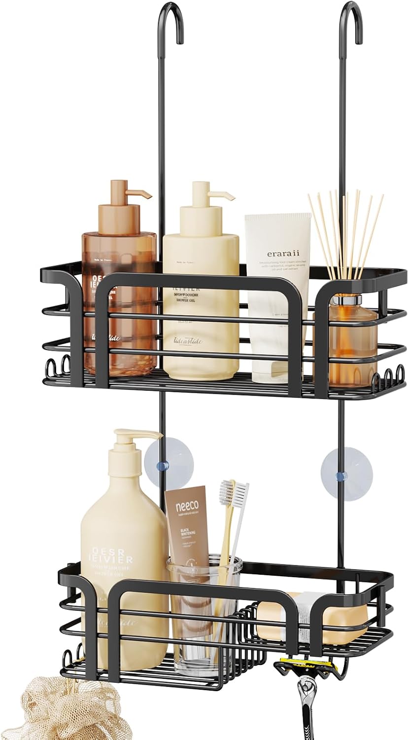 Organiz. ducha colgante acero inox 11 ganchos