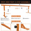Rampa patinaje Carril profesional ajustable