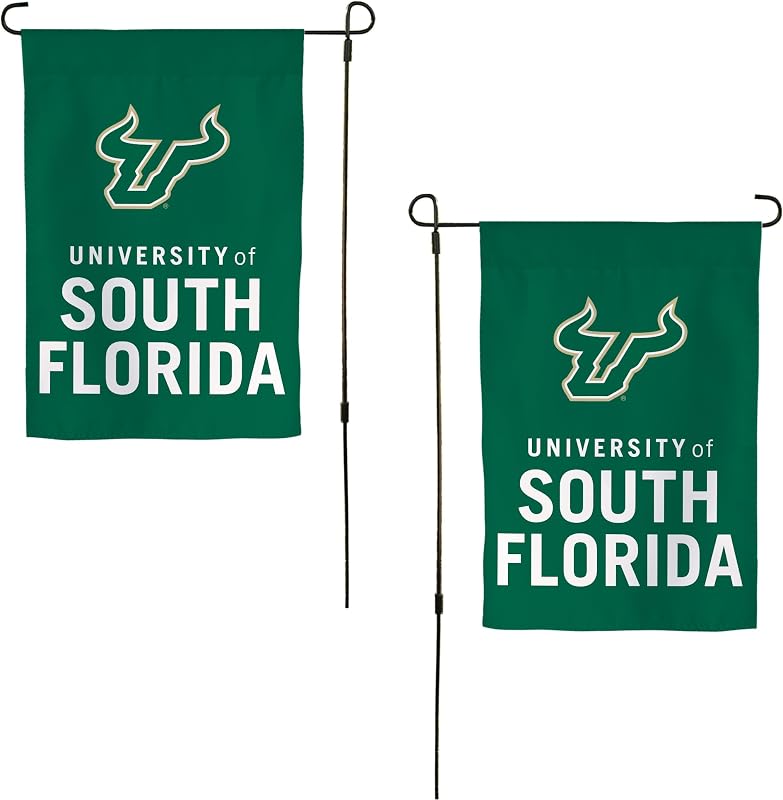 Bandera jardín USF Bulls 19x12pulg diseño E