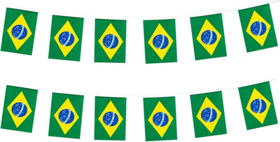 Bandera Brasil mini para desfiles fiestas salones clase