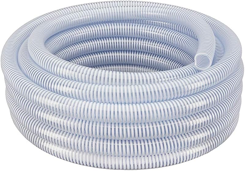 Manguera PVC flexible transparente 2pulg x25ft hélice