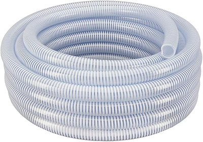Manguera PVC flexible transparente 2pulg x25ft hélice