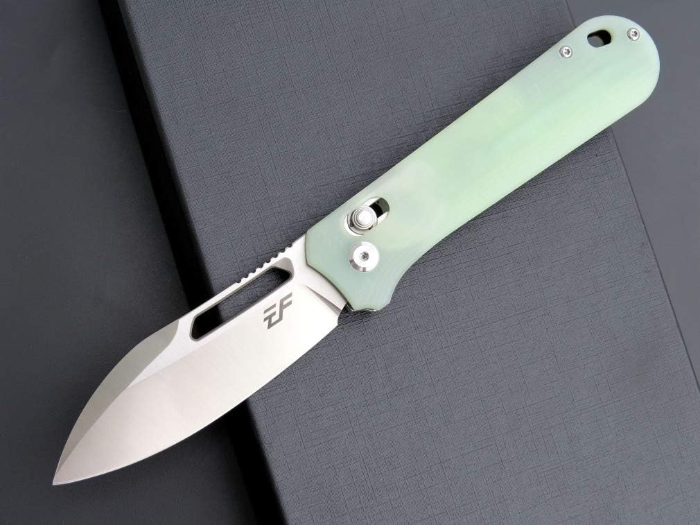 Cuchillo plegable D2 acero G10 mango EDC para camping