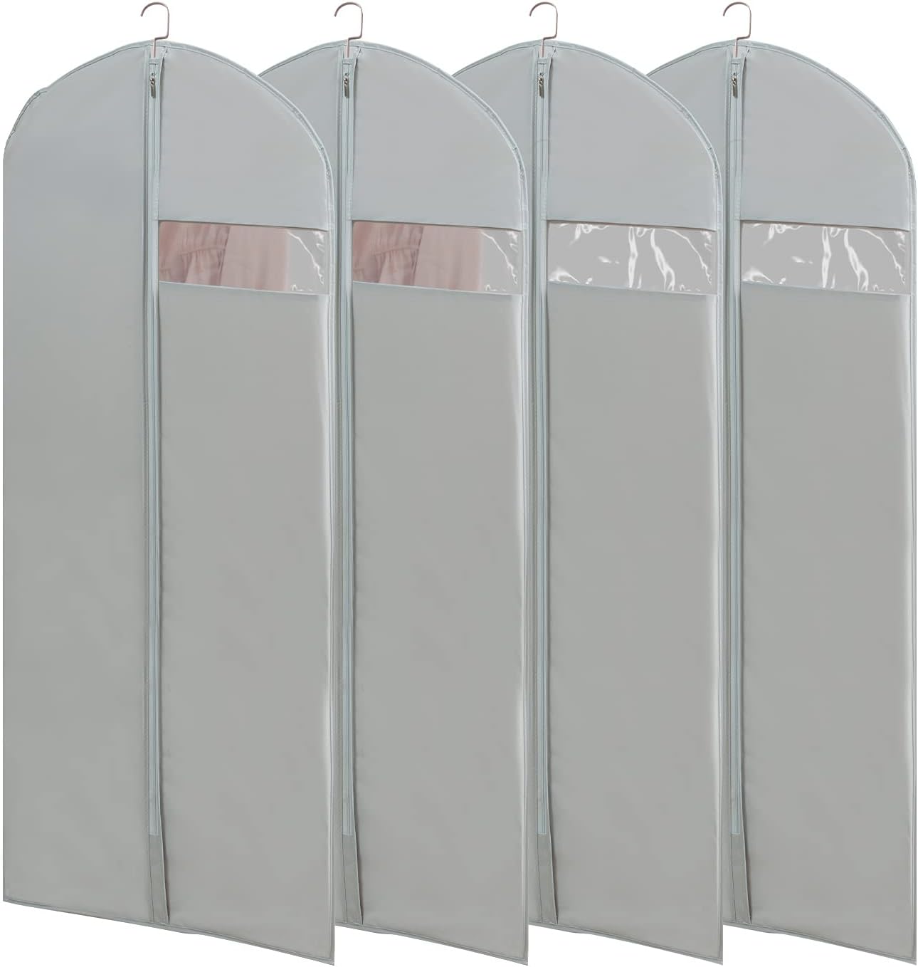 Bolsas transparentes para vestidos largos 65" set 4