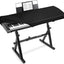 Funda elástica teclado piano 61 teclas soporte música negro